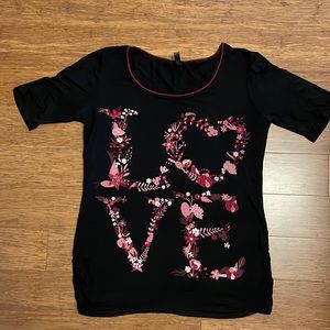 Embellished Love t-shirt